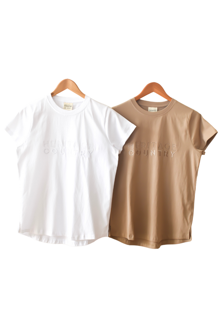 CLEARANCE - Slightly Imperfect - Women's Basic Tee - Brown