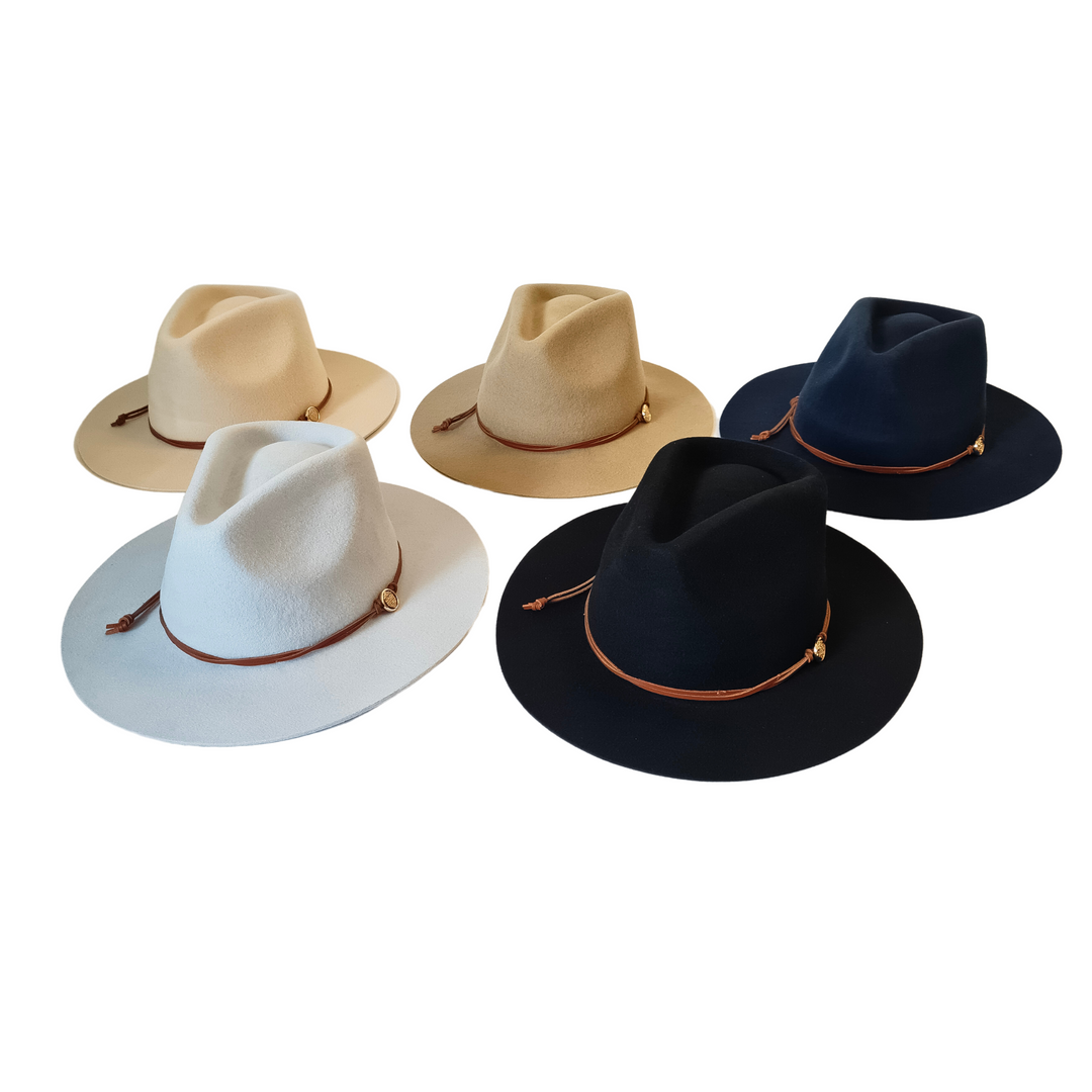 Darby - Soft Brim Wool Fedora - 5 colorways