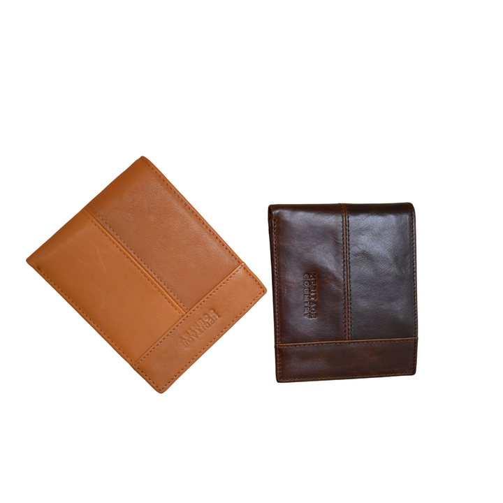 Book-Fold Patchwork Leather Wallet