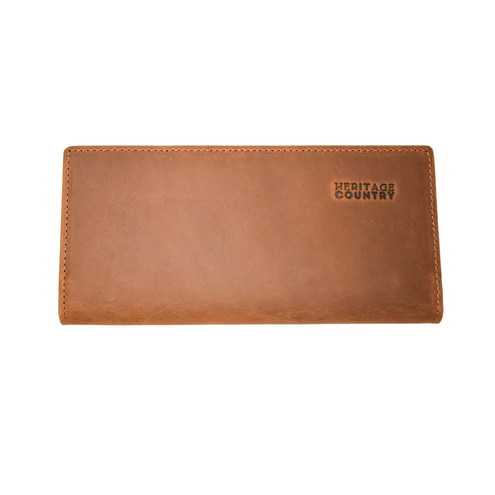 Women's Slimline Single-Fold Leather Wallet