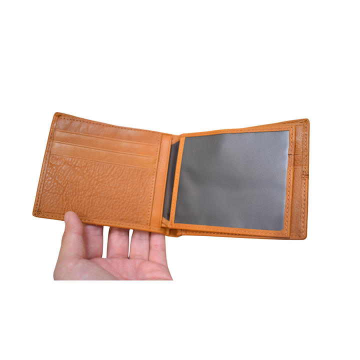 Book-Fold Patchwork Leather Wallet