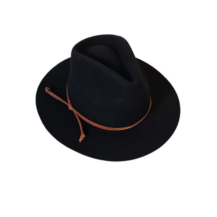 Heritage Country Fedora Hat - Black | Australian Country Brand