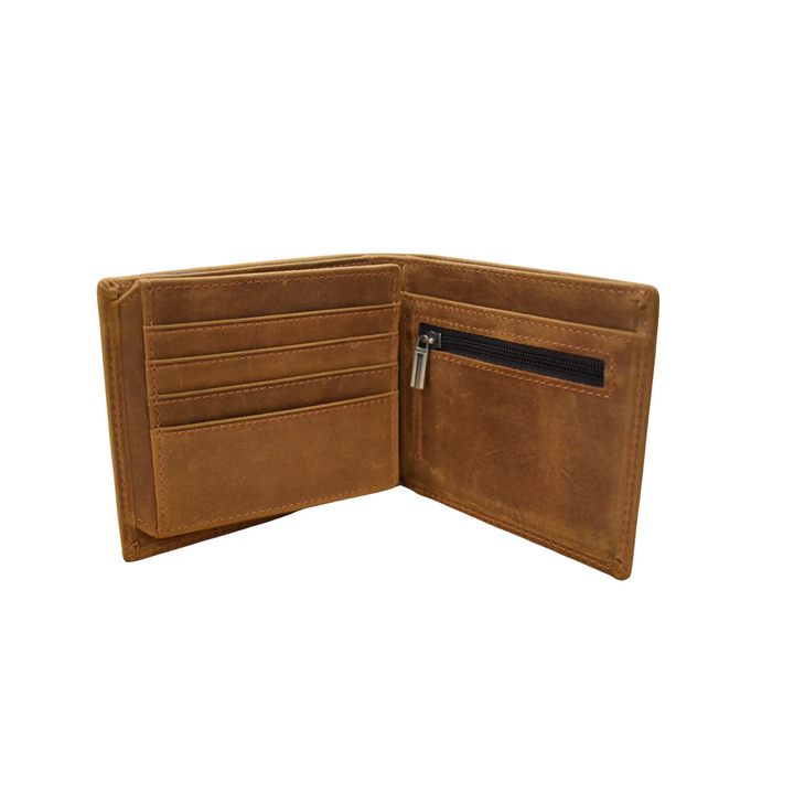 Tri-Fold Leather Wallet