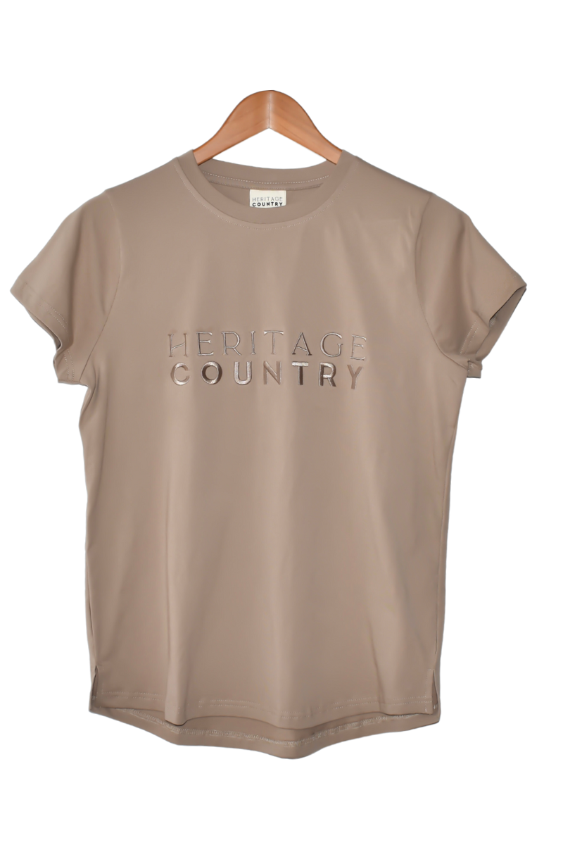 Cotton Women's tshirt | Brown I Australian Brand, Heritage Country