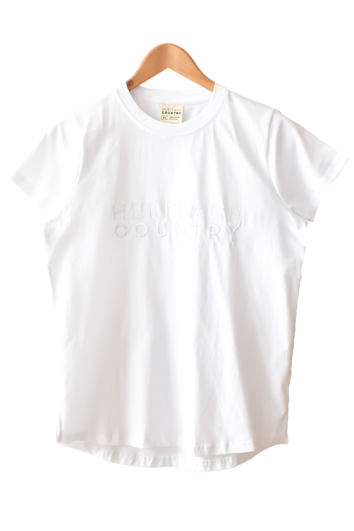 Cotton Women's tshirt | White I Australian Brand, Heritage Country