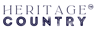 Heritage Country Logo - Dark Navy Blue Text