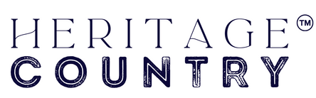 Heritage Country Logo - Dark Navy Blue Text