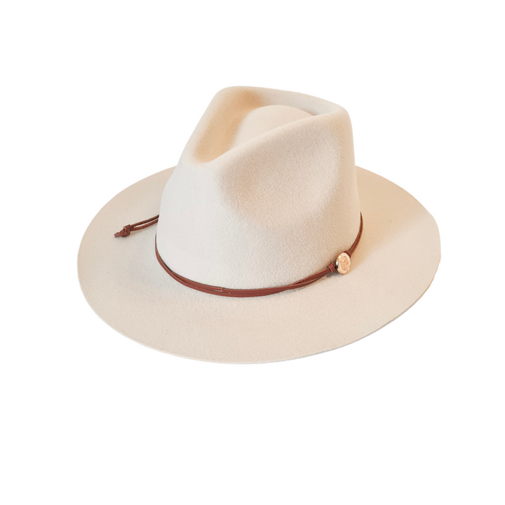 Adjustable Country Fedora Hat - Fawn | Australian Country Brand